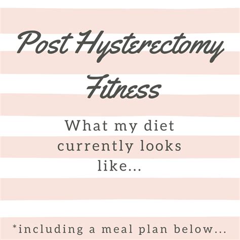 Flabby Mom To FIT Mom: Post Hysterectomy Fitness - What my current Diet looks like...