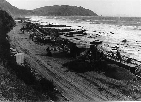 Sea-wall and Coastal Highway Under Construction, 1938 | Record | DigitalNZ