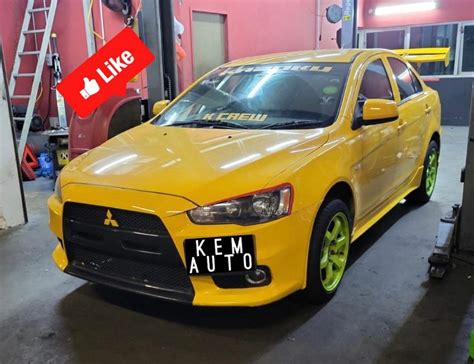 Mod Mitsubishi LAncer EX 1.5A evo bodykit HKS exhaust for personal rental, Cars, Car Rental on ...