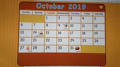 Starfall Calendar October 2022 - Printable Word Searches