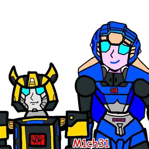 Arcee x Bumblebee WFCT com as cores de TFP by M1ch31 on DeviantArt