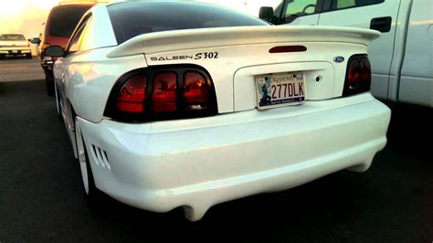 SN95 SALEEN Mustang with Boss side pipes - YouTube