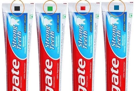 Current Update: Do you know the meaning of the color code on toothpaste?