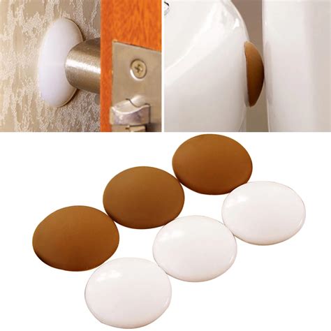 10pcs Silicone Door Knob Wall Protectors Wall Guards Stoppers Door ...