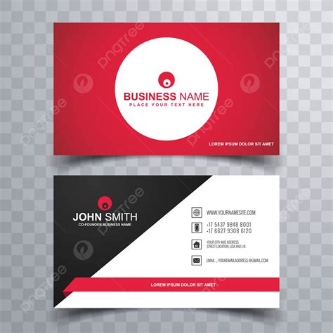 Business Card With Nice Color Combination Design Vector Template ...