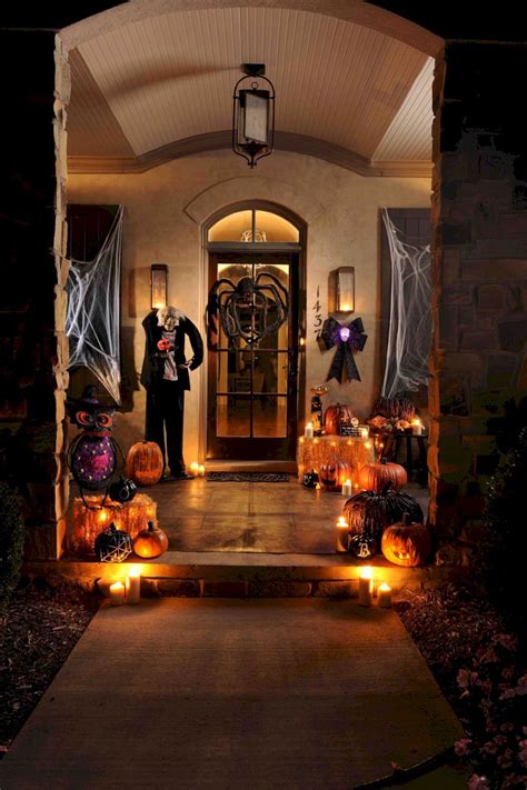 60 Crafty DIY Halloween Porch Decor and Design Ideas | Décoration ...