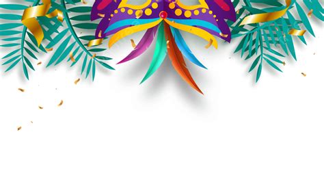 Brazilian Carnival Border Plant, Brazil, Carnival, Frame PNG Transparent Clipart Image and PSD ...