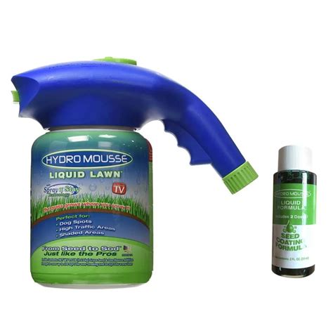 Plastic Watering Can Grass Seed Sprayer Home Garden Lawn Hydro Mousse Household Hydro Seeding ...