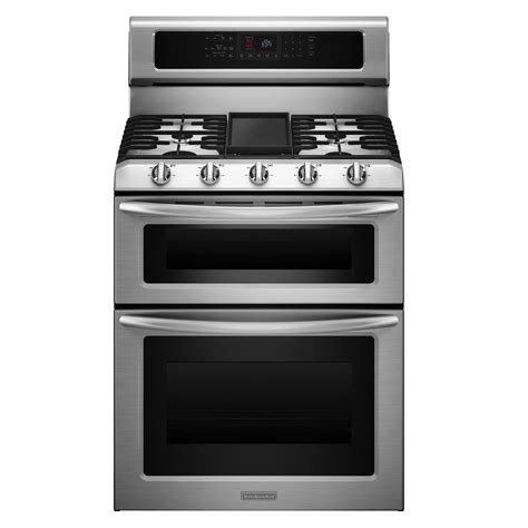 KitchenAid KDRS505XSS 30" Double Oven Freestanding Dual-Fuel Range