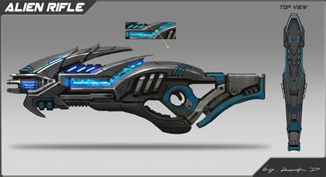 ArtStation - Alien guns concept