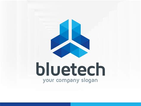 Blue Tech Logo Template by Alex Broekhuizen on Dribbble