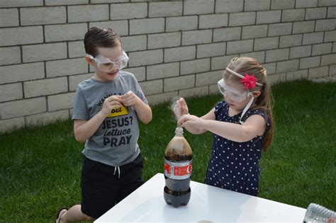 Pop And Mentos Science Project