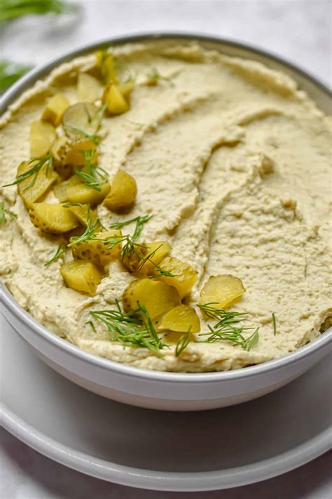 Creamy Dill Pickle Hummus Recipe - Lynn's Way of Life