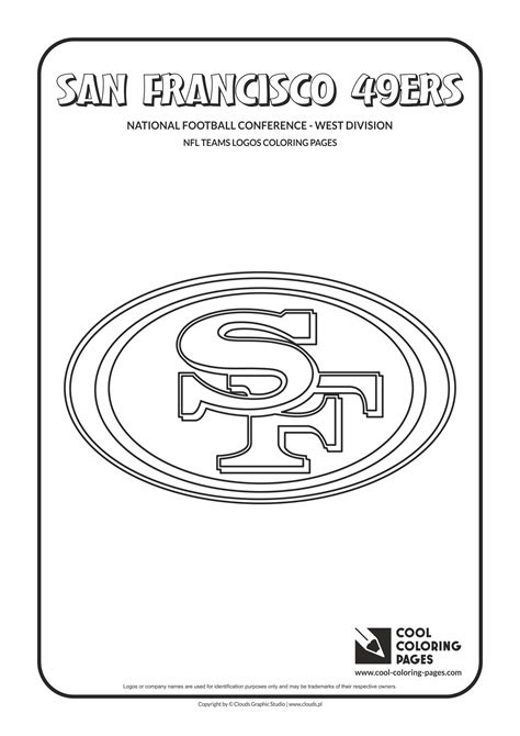 Cool Coloring Pages - NFL American Football Clubs Logos - National Football Conference - West ...