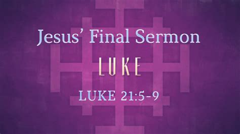 Jesus' Final Sermon - Faithlife Sermons