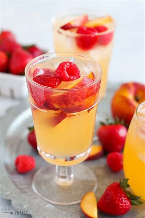 Peach Sangria - Celebrating Sweets