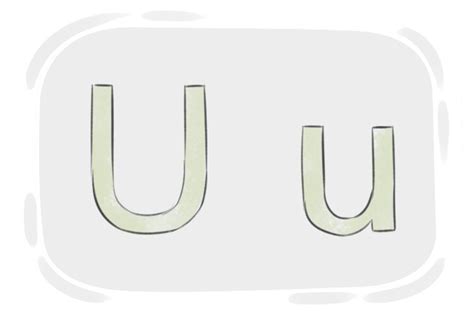 "The Letter U" in the English Alphabet | LanGeek