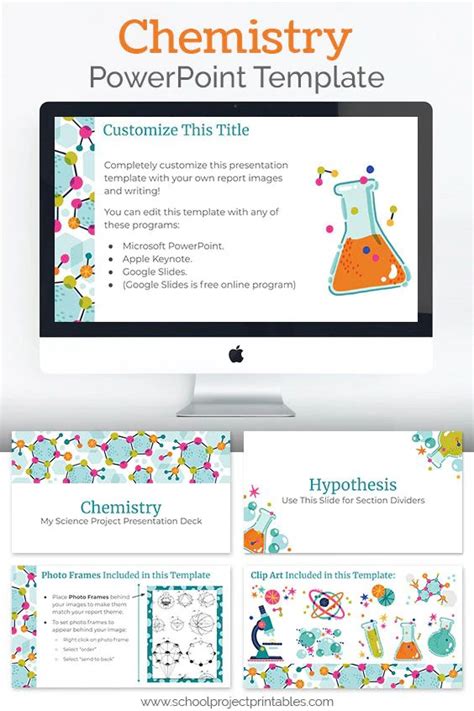 Chemistry Science Fair - PowerPoint Template Theme | Science powerpoint ...