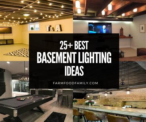 Exposed Basement Ceiling Lighting Options - Ceiling Light Ideas