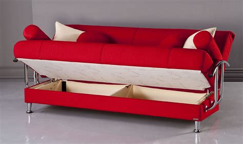Best Tetris Red Convertible Sofa Bed by Sunset