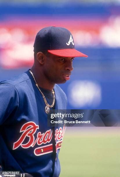 Deion Sanders Braves Photos Photos and Premium High Res Pictures ...