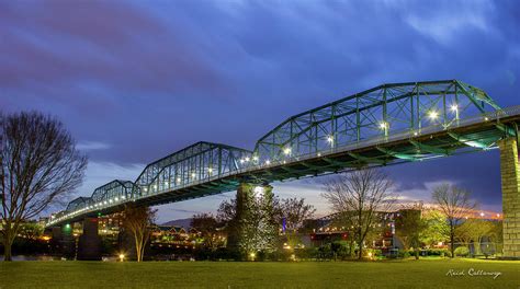 River City Bridges Walnut Street Pedestrian Bridge Chattanooga TN Photograph by Reid Callaway ...