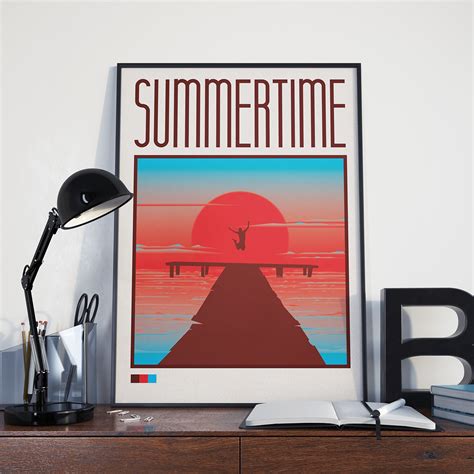 Summertime - poster on Behance