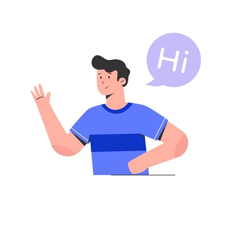 Saying Hello Vector Art, Icons, and Graphics for Free Download