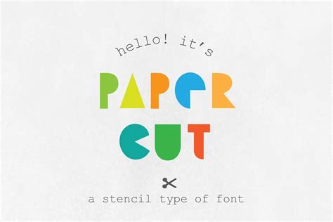 21 Best Paper Cut Out Fonts | Design Inspiration
