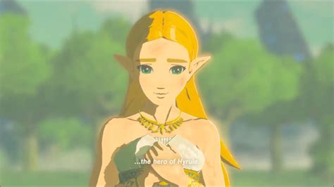 Legend of Zelda Breath of the Wild Meeting Princess Zelda - YouTube