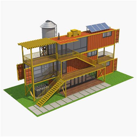 Container House 04 3D Model $39 - .3ds .fbx .max .obj - Free3D