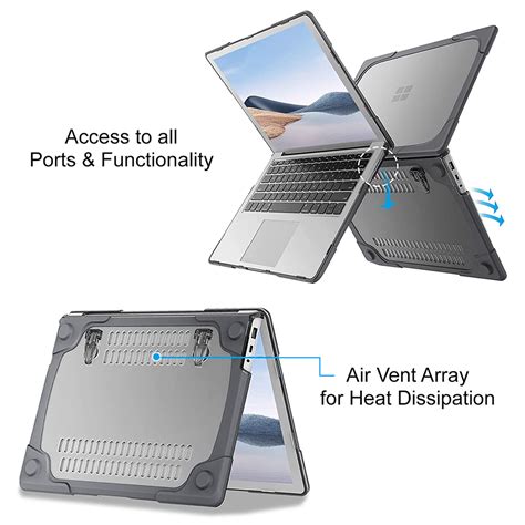 Heavy Duty Tough Shockproof Case for Surface Laptop 5 (15-inch)