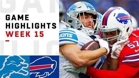 Lions vs. Bills Week 15 Highlights | NFL 2018 - YouTube