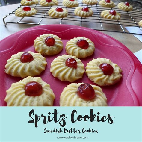 Spritz Cookies (Swedish Butter Cookies) | Spritz cookies, Food, Dessert recipes