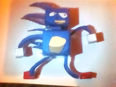 Pixel Papercraft - Sanic Hegehog (Meme)