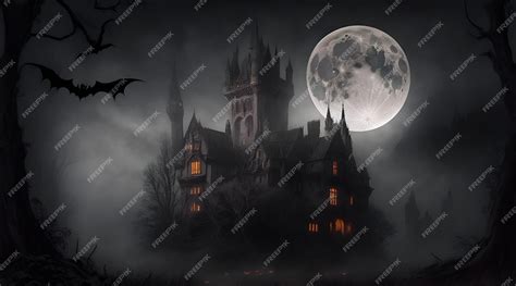 Premium AI Image | Spooky Halloween Castle