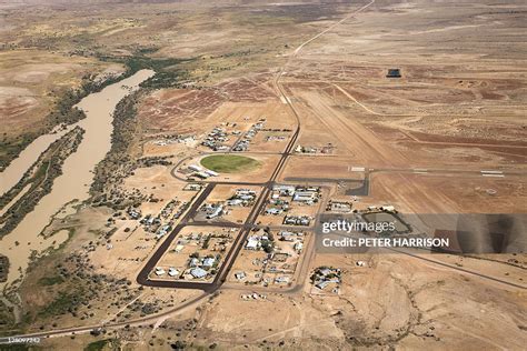 Aerial View Of Birdsville Qld Australia High-Res Stock Photo - Getty Images