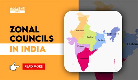 Zonal Councils in India, History, Chairman, Role and Responses