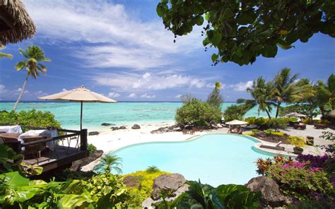 Pacific Resort Aitutaki Cook Islands South Pacific Ocean : Wallpapers13.com