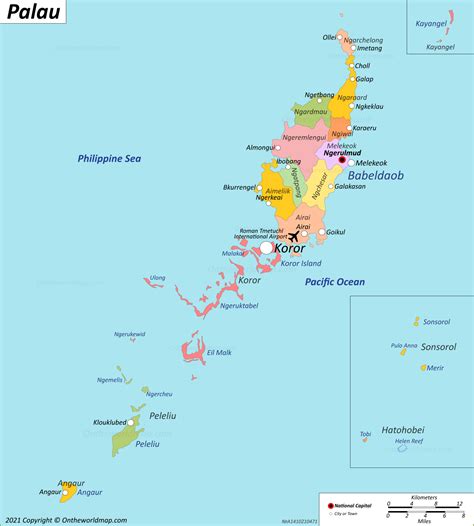 Palau Map | Detailed Maps of Republic of Palau