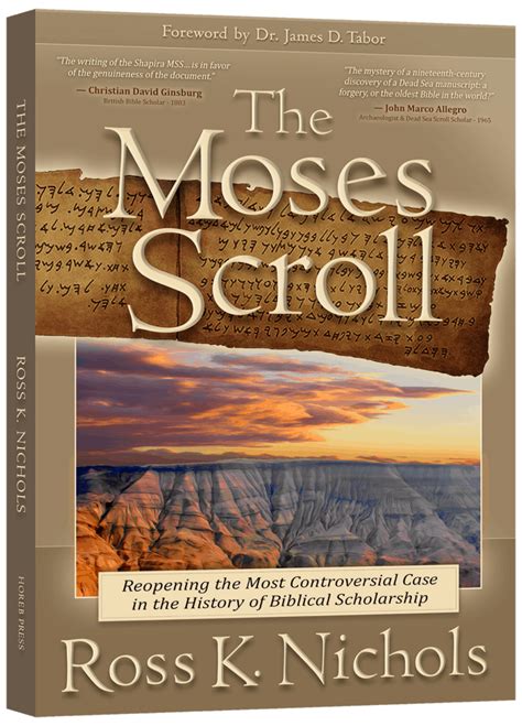 “The Moses Scroll” Goes Digital with a New Kindle Edition – TaborBlog