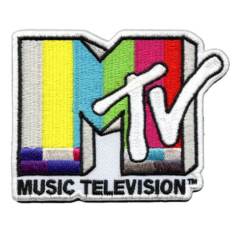 Official MTV Music Television Logo Embroidered Iron On Patch