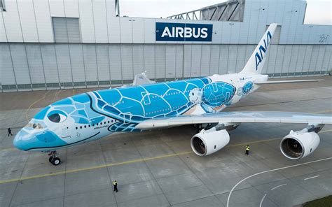 First ANA A380 rolls-out of Airbus Paintshop with unique livery