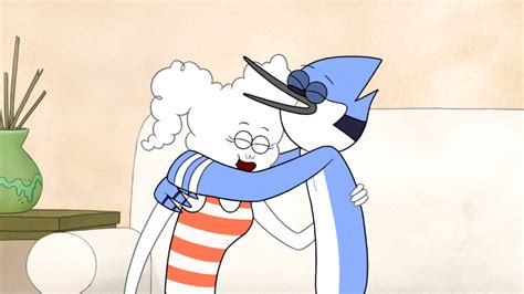 Image - S6E20.044 Mordecai and CJ Hugging.png | Regular Show Wiki ...