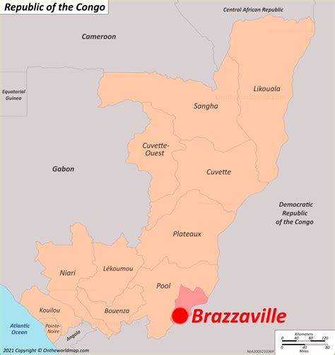 Brazzaville Map | Republic of the Congo | Detailed Maps of Brazzaville