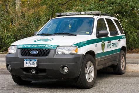 New York City Parks Enforcement Patrol Car Editorial Stock Image - Image: 21670094