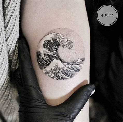 Forearm The Great Wave Off Kanagawa Tattoo