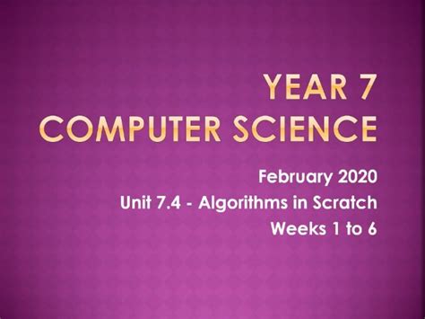 Computer Science: Algorithms in Scratch [L3] | Teaching Resources