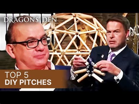 Top 5 DIY Pitches In The Den | Vol.1 | COMPILATION | Dragons' Den - The Global Herald