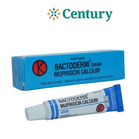 Jual BACTODERM 20MG CREAM 5GR /MUPIROCIN/ SALEP KULIT / INFEKSI KULIT ...